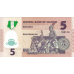 P38e Nigeria - 5 Naira Year 2014 (Polymer)